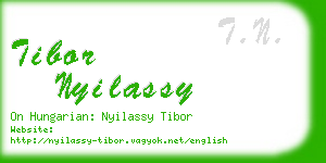 tibor nyilassy business card